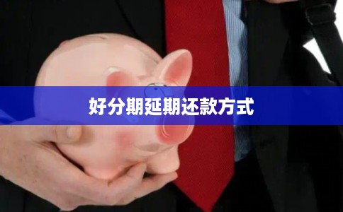 好分期延期还款方式