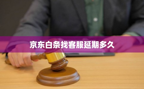 京东白条找客服延期多久