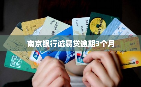 南京银行诚易贷逾期3个月