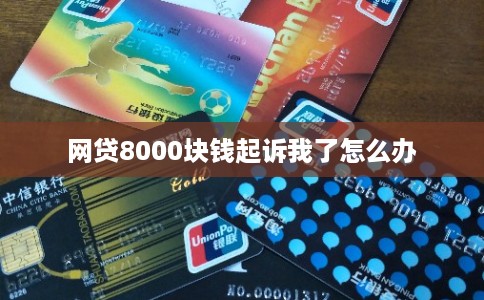 网贷8000块钱起诉我了怎么办