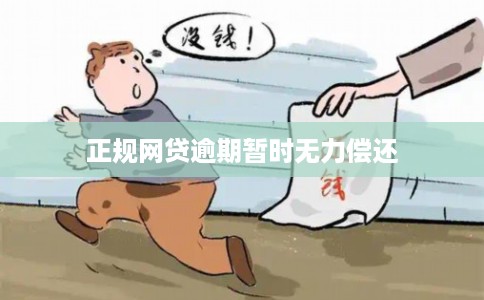正规网贷逾期暂时无力偿还