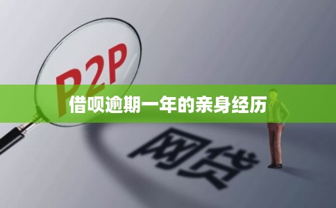 借呗逾期一年的亲身经历 借呗逾期一年的亲身经历