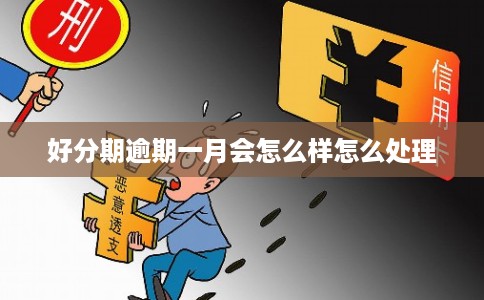 好分期逾期一月会怎么样怎么处理