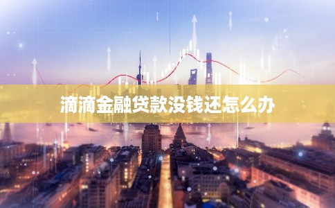 滴滴金融贷款没钱还怎么办 滴滴金融贷款没钱还怎么办