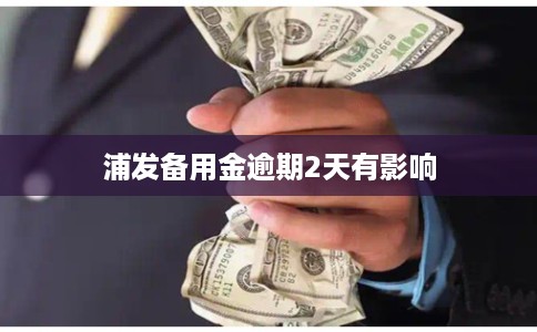 浦发备用金逾期2天有影响