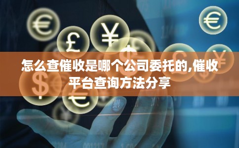 怎么查催收是哪个公司委托的,催收平台查询方法分享