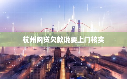 杭州网贷欠款说要上门核实