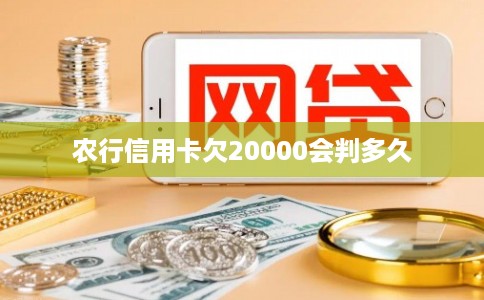 农行信用卡欠20000会判多久