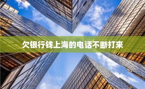 欠银行钱上海的电话不断打来