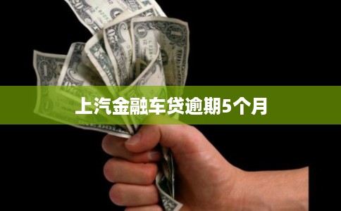 上汽金融车贷逾期5个月