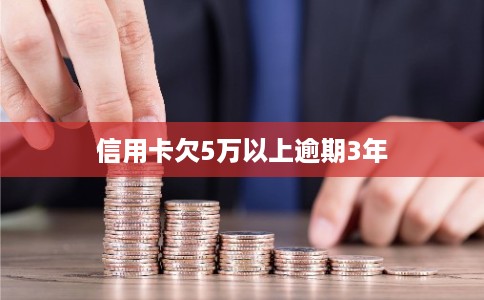 信用卡欠5万以上逾期3年