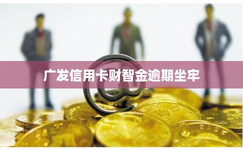 广发信用卡财智金逾期坐牢