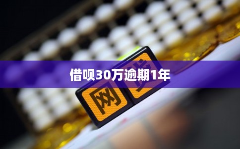 借呗30万逾期1年