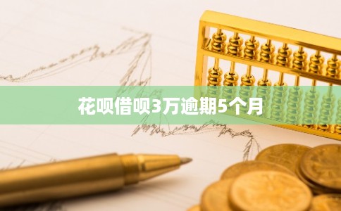 花呗借呗3万逾期5个月