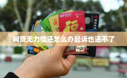网贷无力偿还怎么办起诉也还不了 网贷无力偿还怎么办起诉也还不了