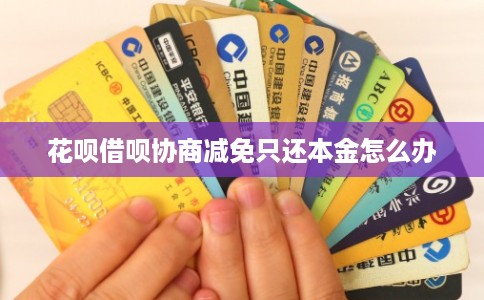 花呗借呗协商减免只还本金怎么办