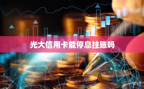 光大信用卡能停息挂账吗