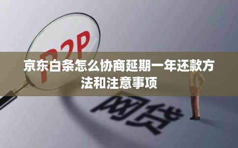 京东白条怎么协商延期一年还款方法和注意事项 京东白条怎么协商延期一年还款方法和注意事项