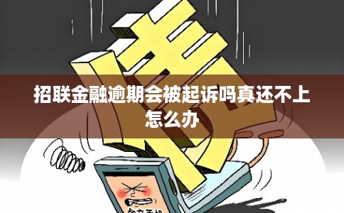 招联金融逾期会被起诉吗真还不上怎么办 招联金融逾期会被起诉吗真还不上怎么办
