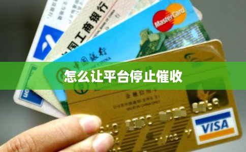 怎么让平台停止催收