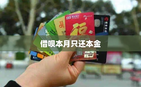 借呗本月只还本金