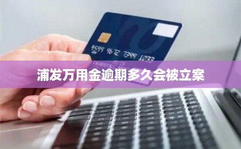浦发万用金逾期多久会被立案 浦发万用金逾期多久会被立案