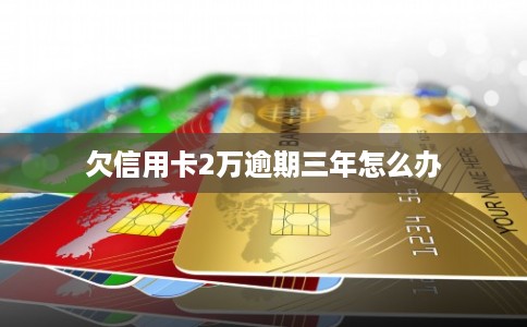 欠信用卡2万逾期三年怎么办