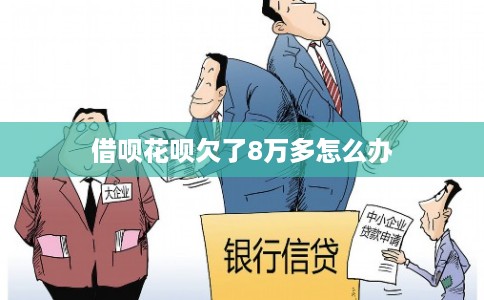 借呗花呗欠了8万多怎么办