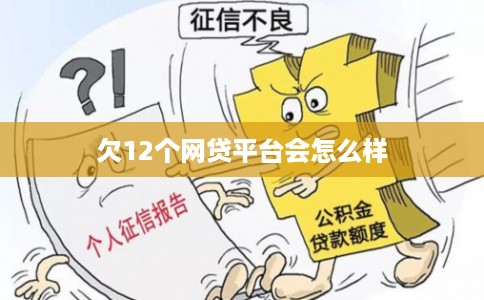 欠12个网贷平台会怎么样 欠12个网贷平台会怎么样