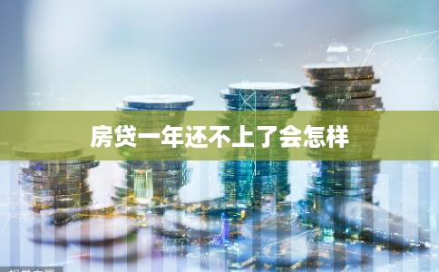 房贷一年还不上了会怎样 房贷一年还不上了会怎样