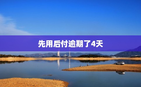 先用后付逾期了4天