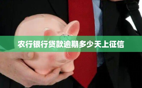 农行银行贷款逾期多少天上征信 农行银行贷款逾期多少天上征信