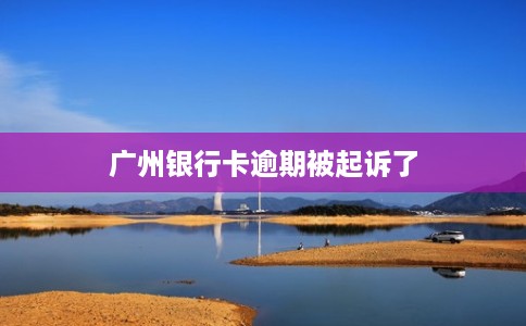 广州银行卡逾期被起诉了