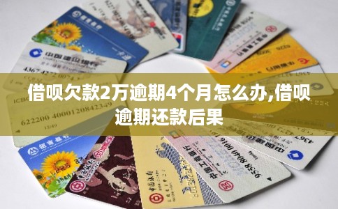 借呗欠款2万逾期4个月怎么办,借呗逾期还款后果