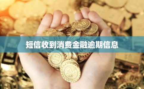 短信收到消费金融逾期信息