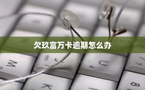 欠玖富万卡逾期怎么办