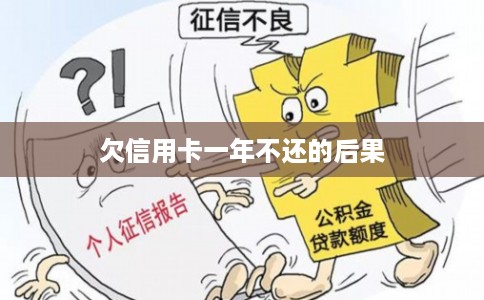 欠信用卡一年不还的后果