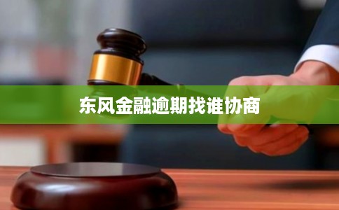 东风金融逾期找谁协商