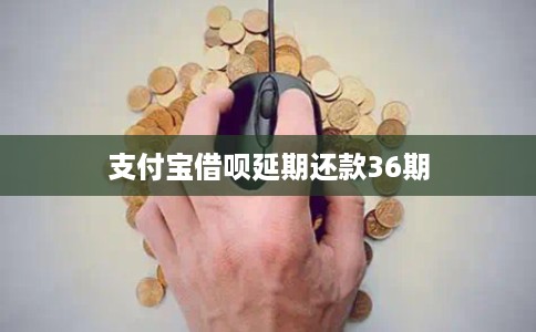 支付宝借呗延期还款36期 支付宝借呗延期还款36期