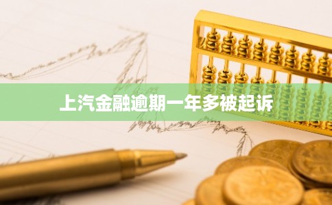 上汽金融逾期一年多被起诉
