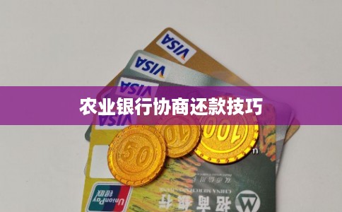 农业银行协商还款技巧