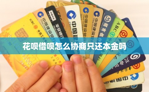 花呗借呗怎么协商只还本金吗 花呗借呗怎么协商只还本金吗