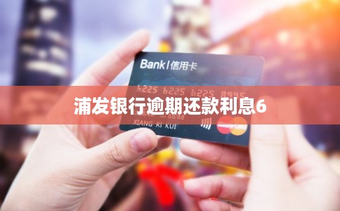 浦发银行逾期还款利息6