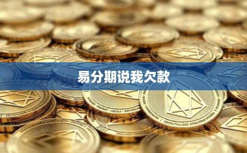 易分期说我欠款