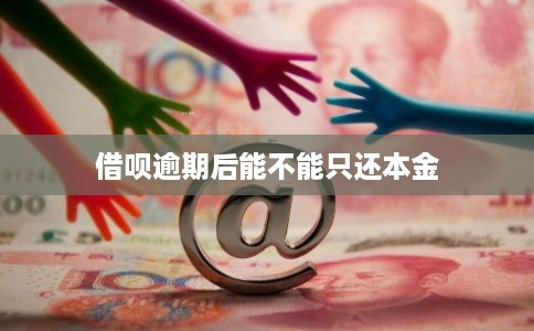 借呗逾期后能不能只还本金 借呗逾期后能不能只还本金