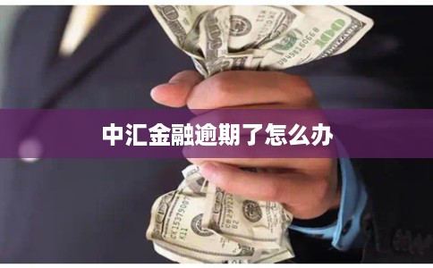 中汇金融逾期了怎么办 中汇金融逾期了怎么办
