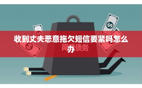 收到丈夫恶意拖欠短信要紧吗怎么办 收到丈夫恶意拖欠短信要紧吗怎么办