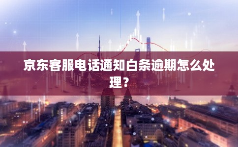 京东客服电话通知白条逾期怎么处理？