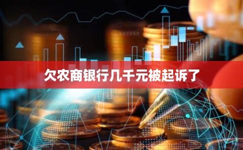 欠农商银行几千元被起诉了