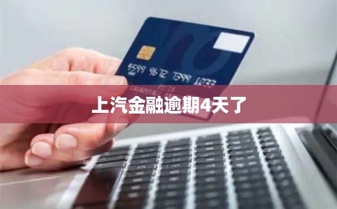 上汽金融逾期4天了